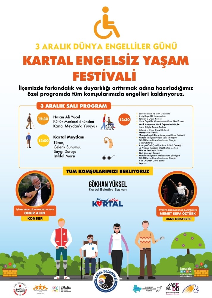 Kartal Belediyesi'nden engelsiz yaşam festivali