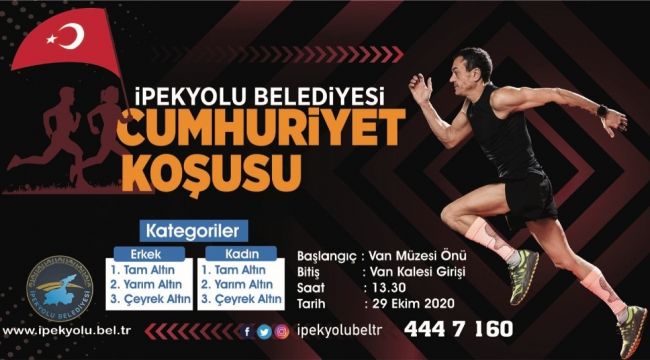 İpekyolu Belediyesinden ödüllü 'Cumhuriyet Koşusu'