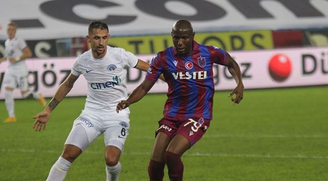 Trabzonspor evinde darbe yedi