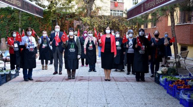 Üretici kadınların Cumhuriyet sevinci