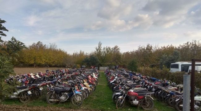 170 motosiklet trafikten men edildi