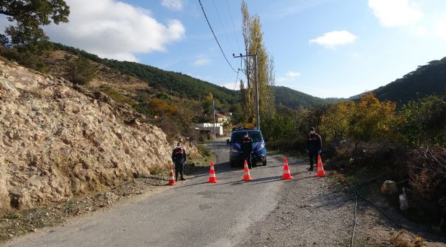 Çanakkale'de bir köy karantinaya alındı