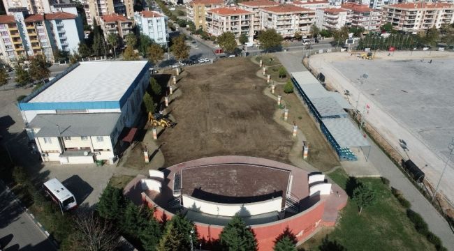 Gaziemir'in festival alanı yeni yüzüne kavuşuyor