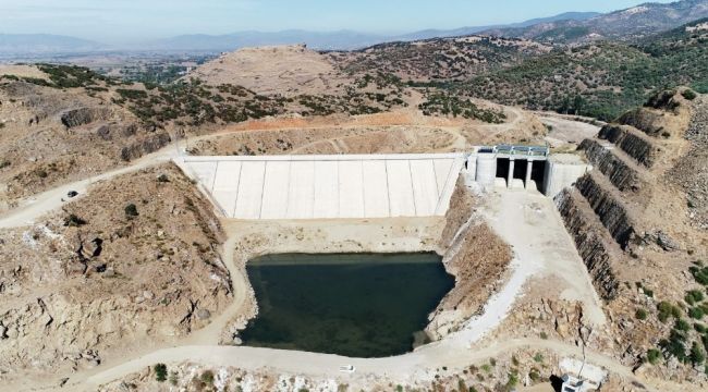 Gökbel Barajı'nda su tutulmaya başlandı