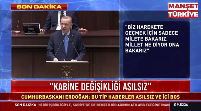 Kabine değişecek mi? Erdoğan açıkladı