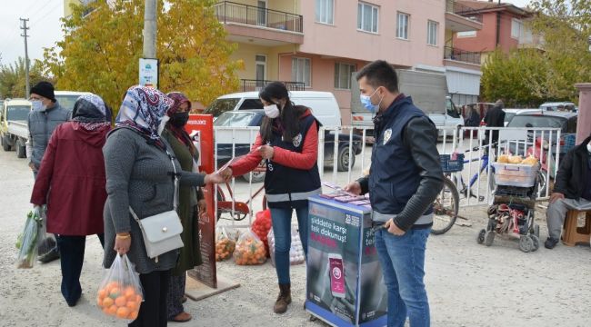 Korkuteli polisi KADES tanıtımı yaptı