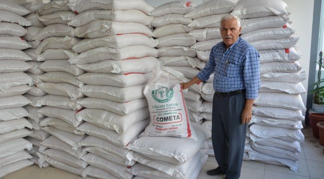 Korkuteli'nde 180 ton sertifikalı tohum satıldı