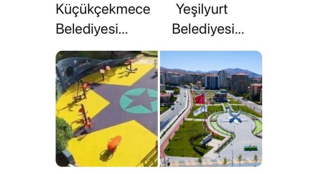 Küçükçekmece'ye "Hilal Park"lı gönderme