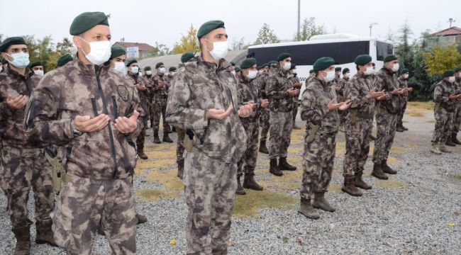 Malatya'daki PÖH'ler Barış Pınarı Harekat bölgesine uğurlandı