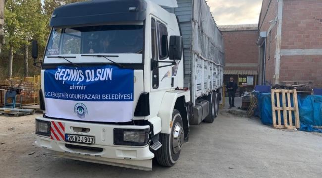 Odunpazarı Belediyesi'nden İzmir için yardım kampanyası