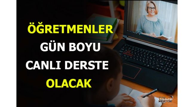 Öğretmenler tam gün derste!