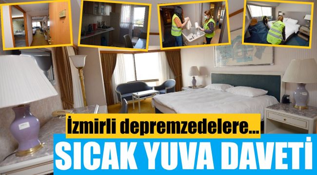 Soyer'den depremzedelere 'sıcak yuva' daveti