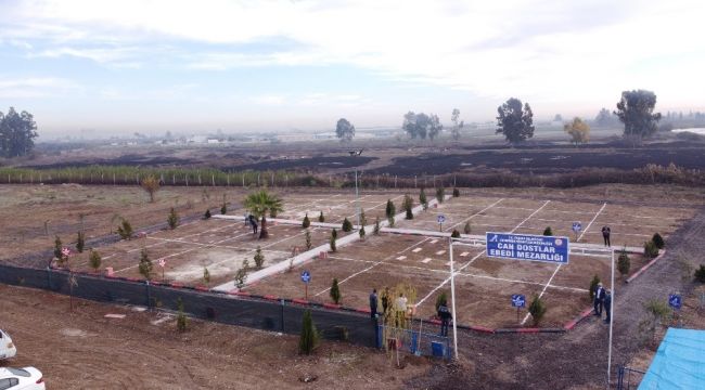 Tarsus'ta hayvan mezarlığı hizmete girdi