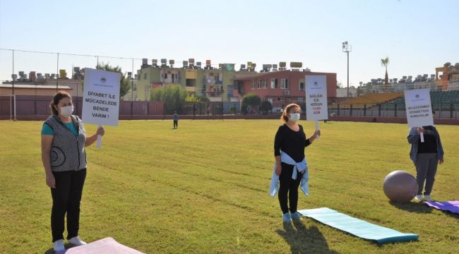 Toroslar Belediyesi diyabete dikkat çekti