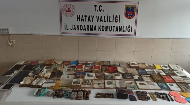 Amanoslarda PKK'ya ait silah ve mühimmatları bulundu