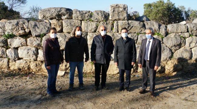 Bodrum'da tarihi surlar gün yüzüne çıkacak