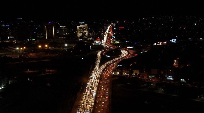 Bursa'da kısıtlama öncesi trafikte rekor yoğunluk