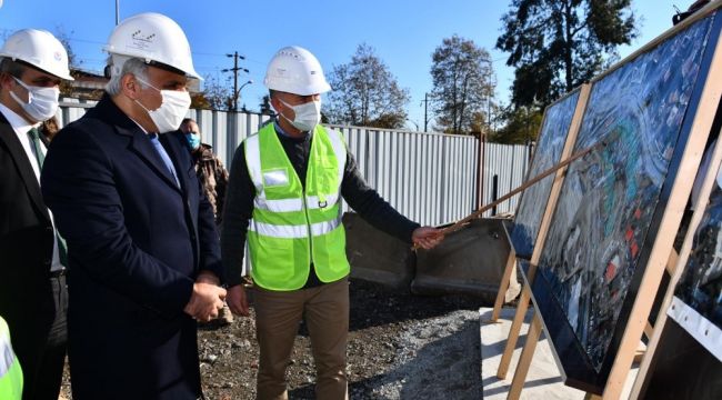 Çömlekçi Kentsel Dönüşüm Projesi'nin 1. etap çalışmaları sürüyor