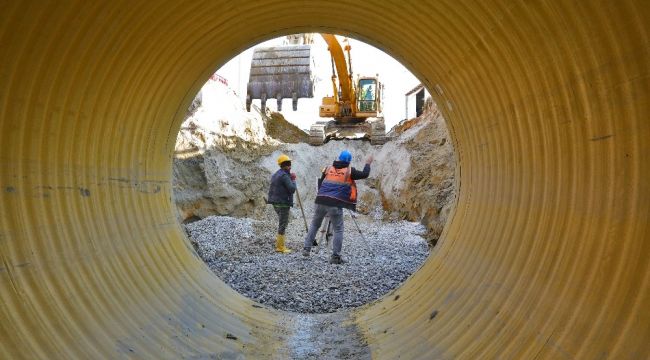 Denizli Büyükşehir DESKİ altyapı için zamanla yarıştı