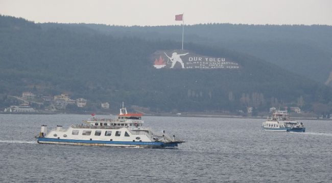 Gökçeada feribot seferleri iptal edildi