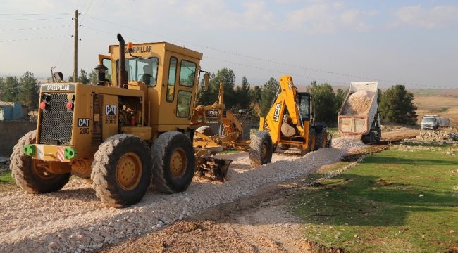 Haliliye kırsalında yeni yapılan yollar hizmete sunuluyor