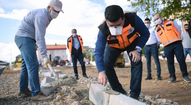 Hüsnü Karakaş mahallesi şehirleşiyor