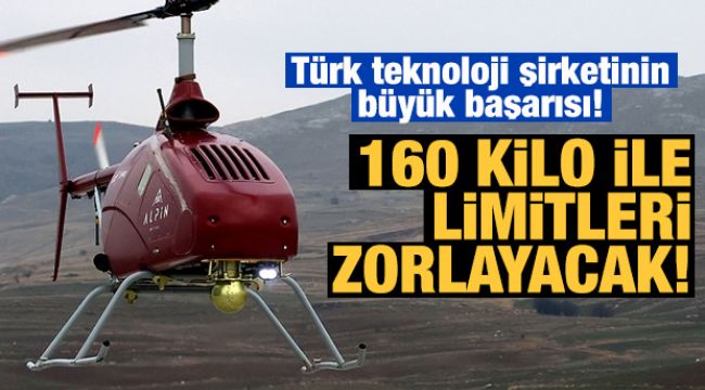 İnsansız helikopter limitleri zorlayacak