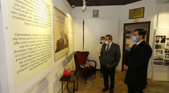 İsmet İnönü İzmir'deki evinde anıldı