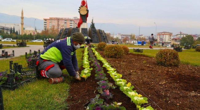 Kahramanmaraş çiçeklerle renkleniyor