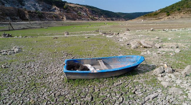 Korkutan görüntü, su seviyesi yüzde 5'e düştü