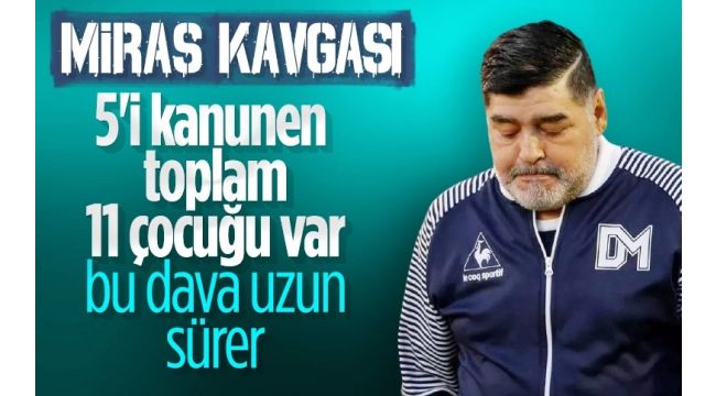 Maradona'nın mirası ortalığı karıştırdı