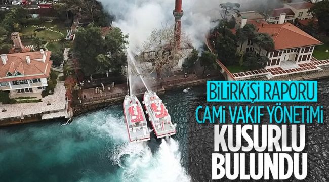 Tarihi Cami'deki yangının çıkış sebebi belli oldu