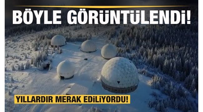 Yıllardır merak edilen üs böyle görüntülendi! Gizli faaliyetler yürütüyordu