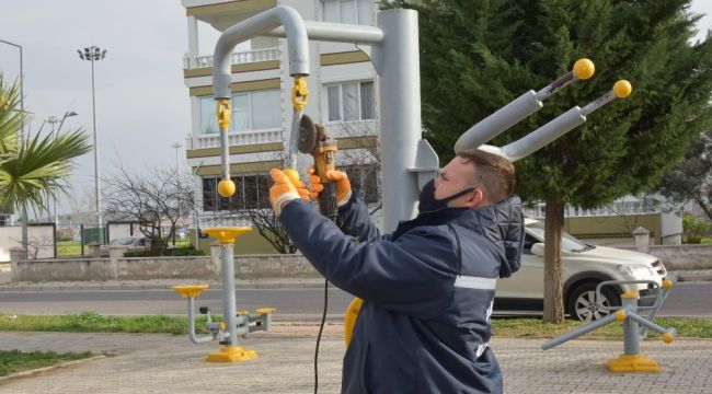 Aliağa'nın parklarına sağlıklı dokunuşlar