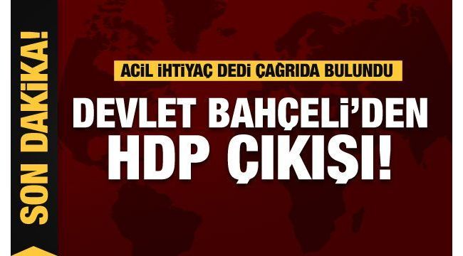 Bahçeli'den açıklamalar