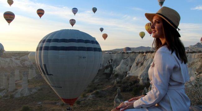 Kapadokya bölgesini 992 bin 620 turist ziyaret etti