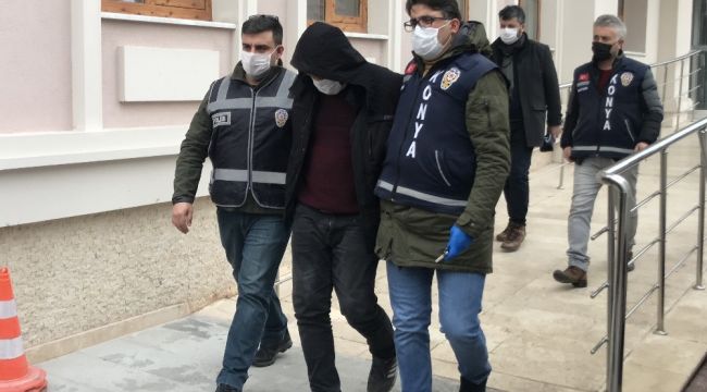 Konya'da kayınpederi ve bacağını öldüren zanlı tutuklandı