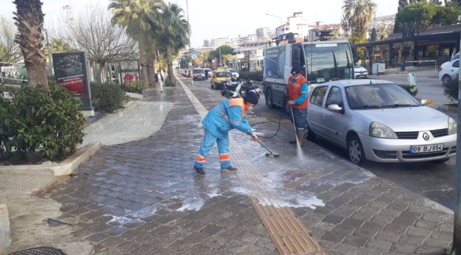 Kuşadası'nda 2020 yılında 19 bin 211 dezenfekte işlemi gerçekleştirildi