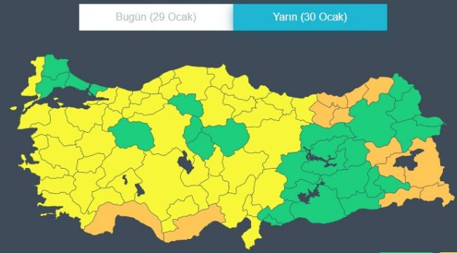 Meteoroloji'den 5 şehir için fırtına uyarısı