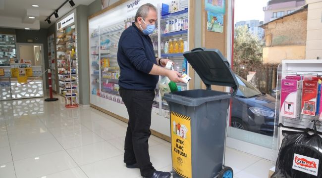 Nilüfer'de atık ilâç toplama noktaları oluşturuldu