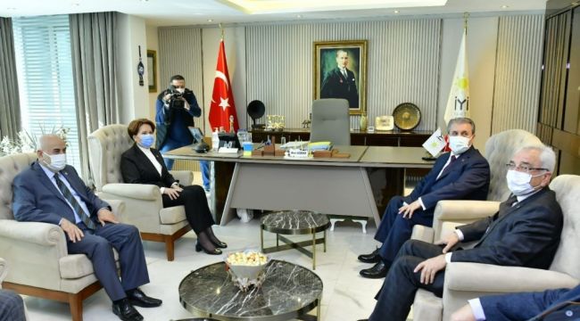 Destici'den Akşener'e 'yeni anayasa' ziyareti