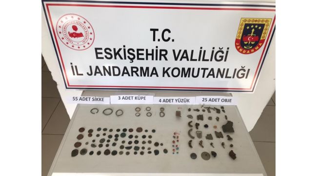 Eskişehir'de tarihi eser operasyonu