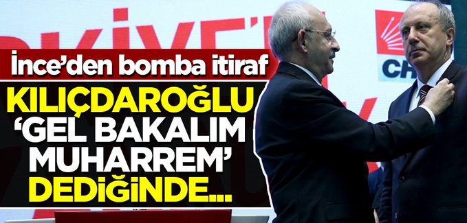 'Gel bakalım Muharrem' sözü için konuştu