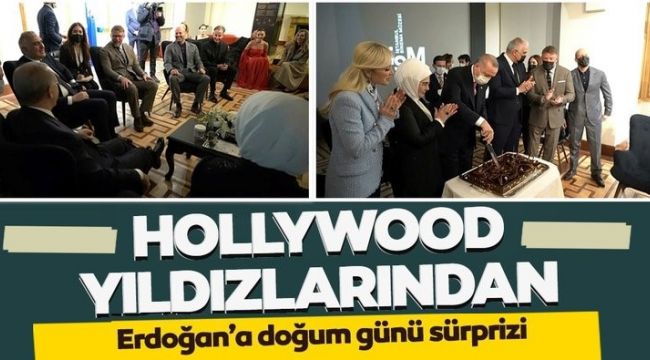 Hollywood yıldızlarından doğum günü sürprizi