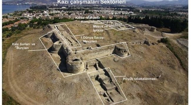 Kuşadası Belediyesi Kadıkalesi kazılarına desteğini sürdürüyor