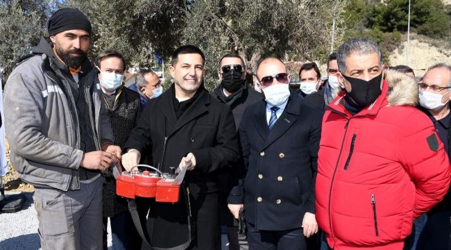 Kuşadası'nda taziye evi ve parkın temeli atıldı