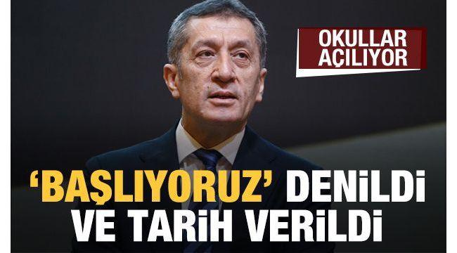 Okullar pazartesi günü açılıyor