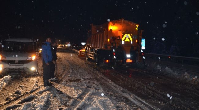 Antalya'da kar kalınlığı 20 santime ulaştı