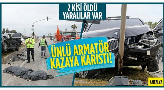 Feci kaza baba oğlu hayattan kopardı