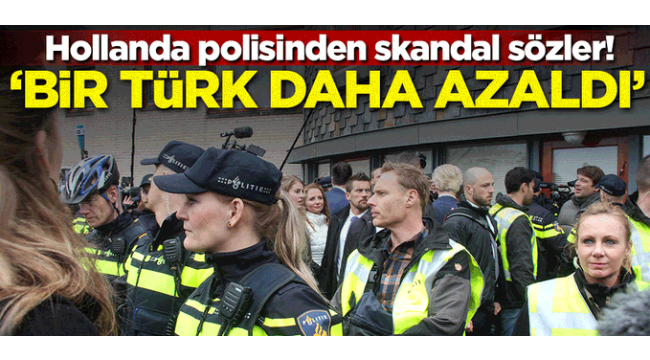 Hollanda polisinin terbiyesizliği!